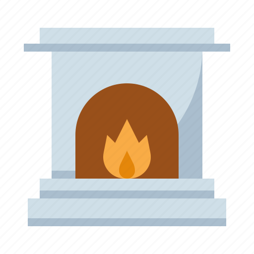 Chimney, fireplace, furnishing, furniture, home living, household, stove icon - Download on Iconfinder