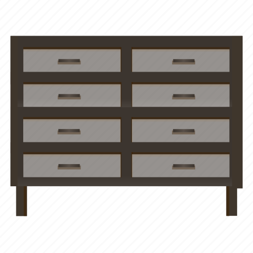 Cabinet, chest, drawers, furniture, stroge drawer icon - Download on Iconfinder