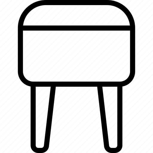 Rounded, stool, household, home, seat icon - Download on Iconfinder