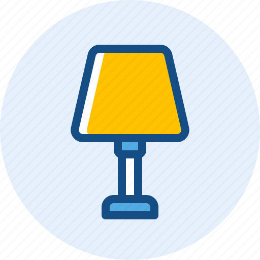Desk, furniture, lamp, light icon - Download on Iconfinder