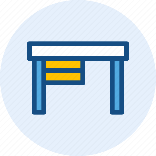 Desk, furniture, study, house icon - Download on Iconfinder