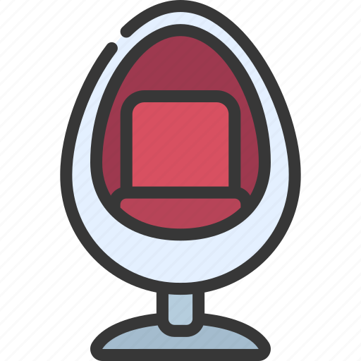 Egg, chair, stool, household, home, seat icon - Download on Iconfinder