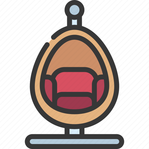 Garden, egg, chair, household, home, seat icon - Download on Iconfinder