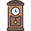 grandfather, clock, household, home, time 