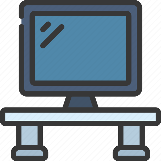 Monitor, stand, household, home, computer, screen icon - Download on Iconfinder