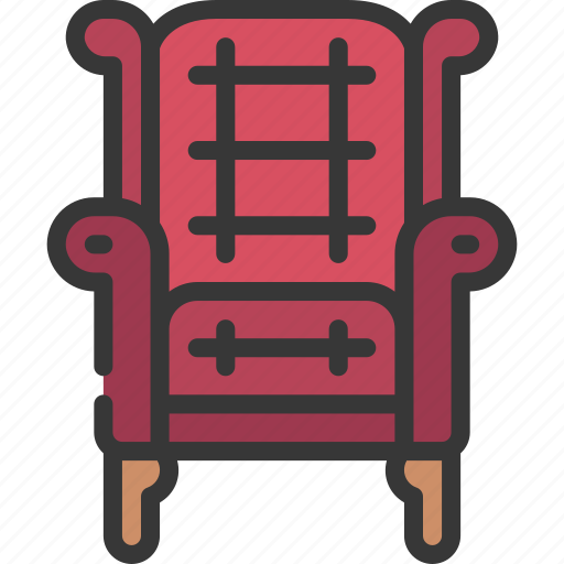 Old, fashioned, arm, chair, household, home, seat icon - Download on Iconfinder