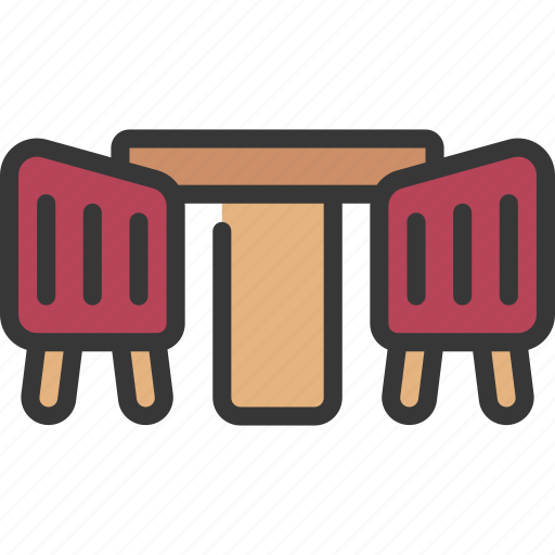 Round, chair, setup, household, home, seat icon - Download on Iconfinder