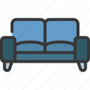 sofa, household, home, seat, couch