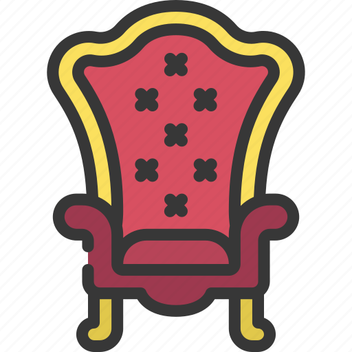 Throne, chair, household, home, royal, royalty icon - Download on Iconfinder