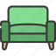 wide, arm, chair, household, home, seat 