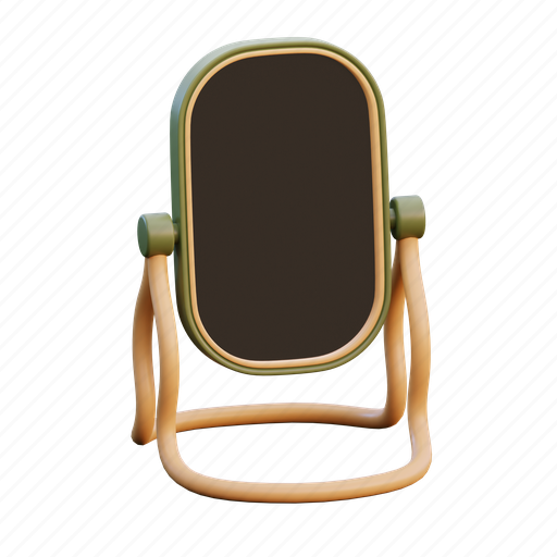 Mirror, furniture, sink, chair, interior, households, furnishings 3D illustration - Download on Iconfinder