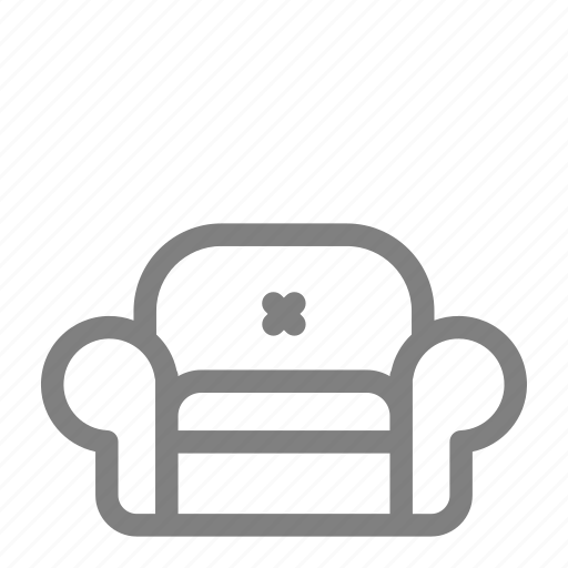 Couch, furniture, leather, sofa, chair, seat icon - Download on Iconfinder