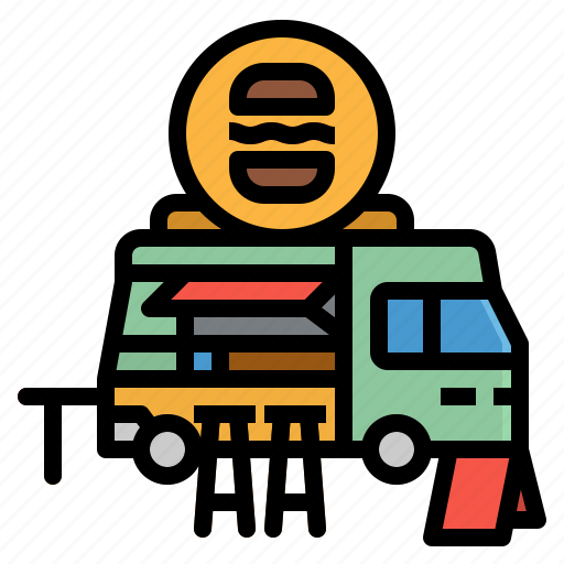 Automobile, car, food, foodtruck, trucking icon - Download on Iconfinder