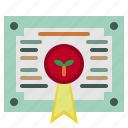 certificate, quality, farmingandgardening, badge, plant