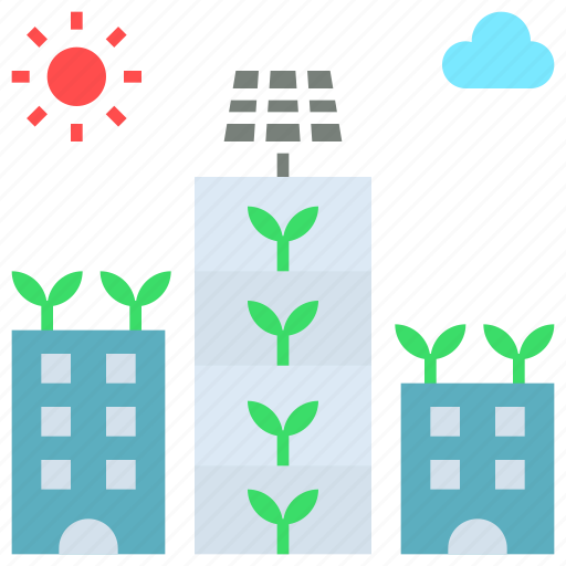 Agriculture, city, farm, future, vertical icon - Download on Iconfinder