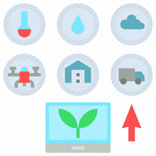 Agriculture, database, farming, future, information, internet icon - Download on Iconfinder
