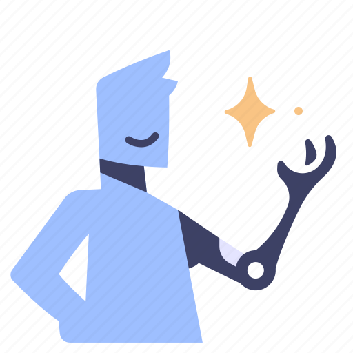 Arm, artificial, future, hand, machine, robot, technology icon - Download on Iconfinder