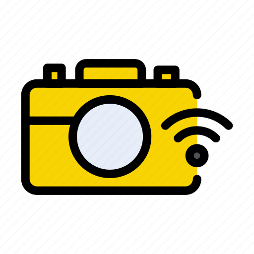 Camera, wireless, signal, future, technology icon - Download on Iconfinder
