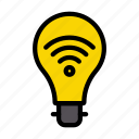 light, bulb, wireless, future, technology 