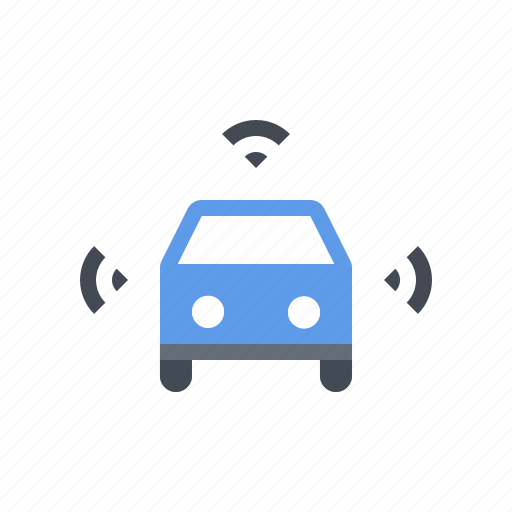 Autonomous, car, connected, drive, driverless, self driving, smart icon - Download on Iconfinder
