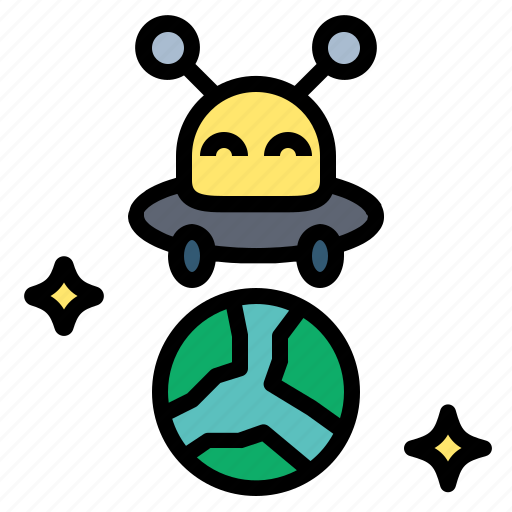 Alien, invade, monster, space, ufo icon - Download on Iconfinder