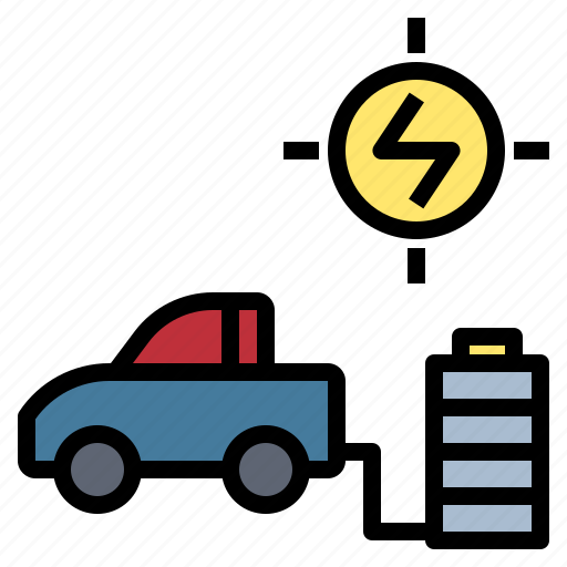 Car, charge, electric, power, solar icon - Download on Iconfinder