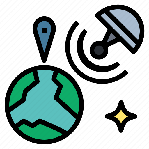 Coordinates, gps, position, satellite, space icon - Download on Iconfinder