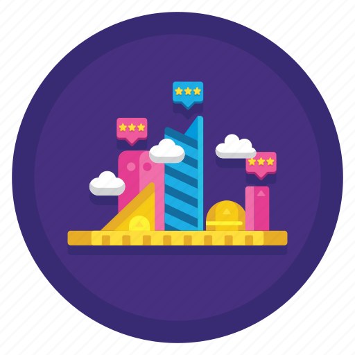 Augmented, building, city, reality icon - Download on Iconfinder