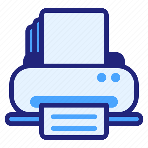 Printer, print, paper, ink, printing, technology, machine icon - Download on Iconfinder