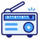 radio, cassette, player, boombox, music, electronics, audio, retro, news