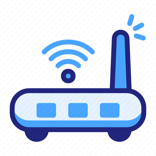 Wifi, wireless, router, modem, connectivity, access, point icon - Download on Iconfinder