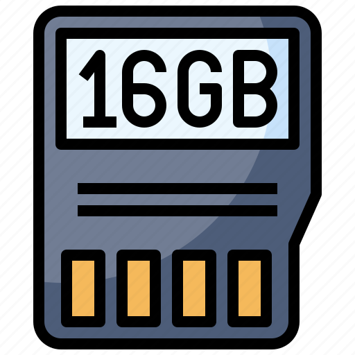 Card, multimedia, sd, storage, technology icon - Download on Iconfinder