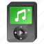 mp3 player, portable music player, audio player, song player, gadget 