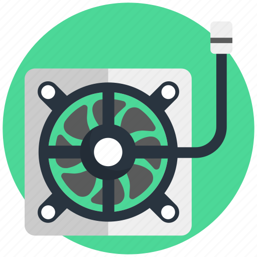 Cpu, fan, computer, cooler, cooling, heatsink, system icon - Download on Iconfinder
