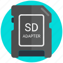 sd, adapter, card, data, micro, small, storage