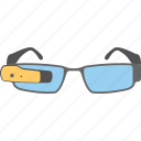 eyeglasses, google glass, smart eyewear, smart glasses, smart tech