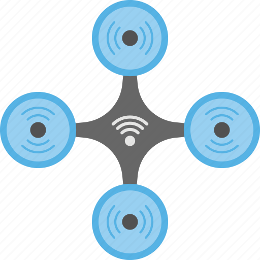 Drone camera, multirotor, quadcopter, quadcopter drone, quadrotor, quadrotor helicopter icon - Download on Iconfinder