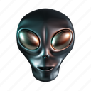 alien, head, avatar, ufo, creature