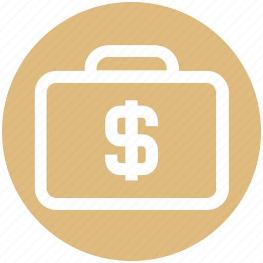 .svg, briefcase, case with dollar sign, dollar bag, dollar case, money bag icon - Download on Iconfinder