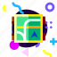 adaptive, game, ios, isolated, map, material design 
