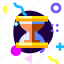 adaptive, game, hourglass, ios, isolated, material design 