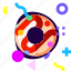 adaptive, donut, game, ios, isolated, material design 
