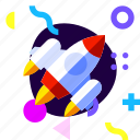 adaptive, game, ios, isolated, material design, rocket 