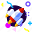 adaptive, game, ios, isolated, material design, rocket 