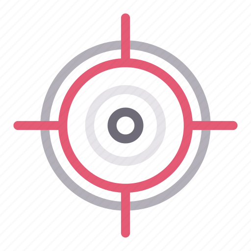 Crosshair, focus, game, goal, target icon - Download on Iconfinder