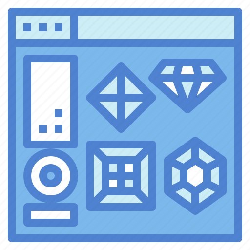 Diamond, entertainment, game, gaming, match icon - Download on Iconfinder