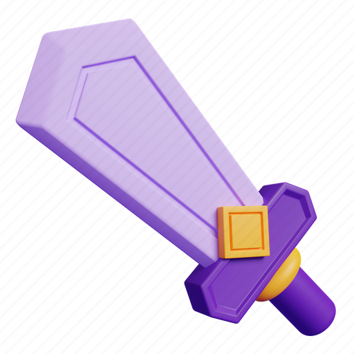 Sword, game, ui, asset, mobile, app 3D illustration - Download on Iconfinder