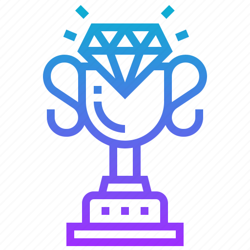 Award, champion, diamond, trophy, winner icon - Download on Iconfinder