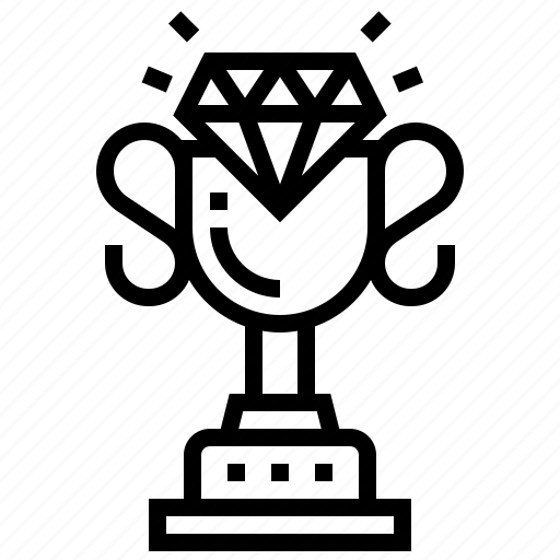 Award, champion, diamond, trophy, winner icon - Download on Iconfinder