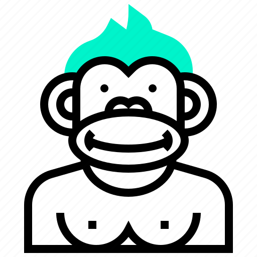 Animal, avatar, character, gorilla, monkey icon - Download on Iconfinder